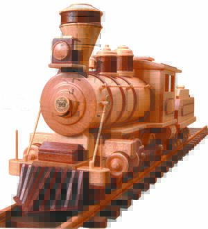 99 - Locomotive & Tender        (Wood Burner)